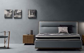 Moderné Spálne Zanette - Boston-letto-in-legno-