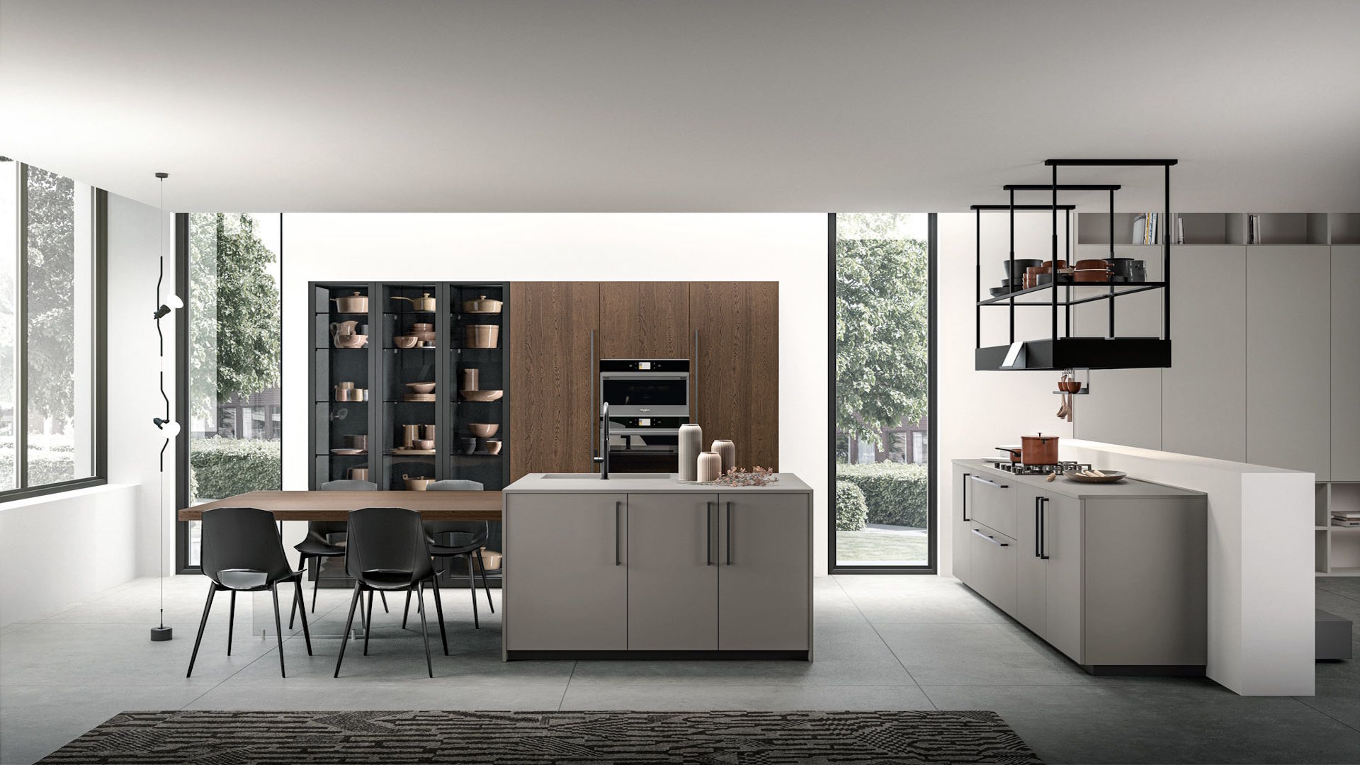 Moderna kuchyna LUBE Immagina Wood