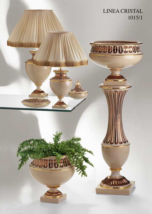 Bytove Doplnky Delta Ceramiche - Vázy, Lampy a Misy cristal