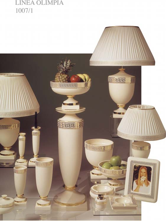 Bytove Doplnky Delta Ceramiche - Vázy, Lampy a Misy olimpia