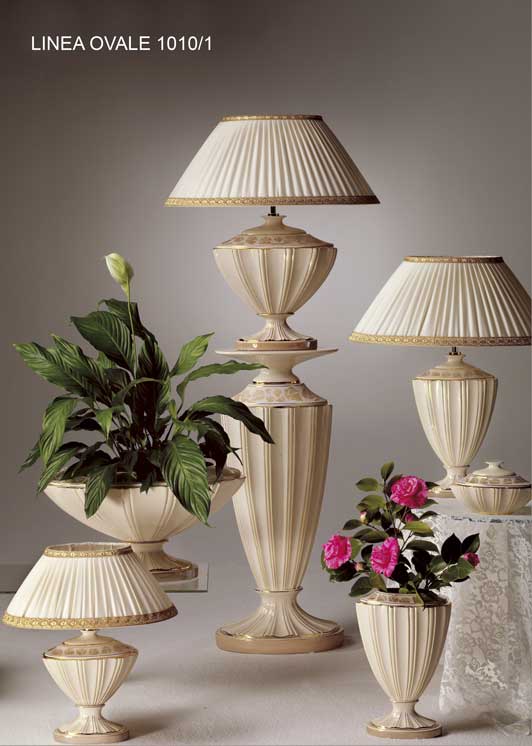 Bytove Doplnky Delta Ceramiche - Vázy, Lampy a Misy ovale