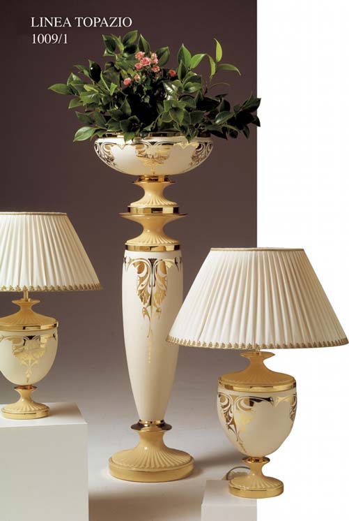 Bytove Doplnky Delta Ceramiche - Vázy, Lampy a Misy topazio